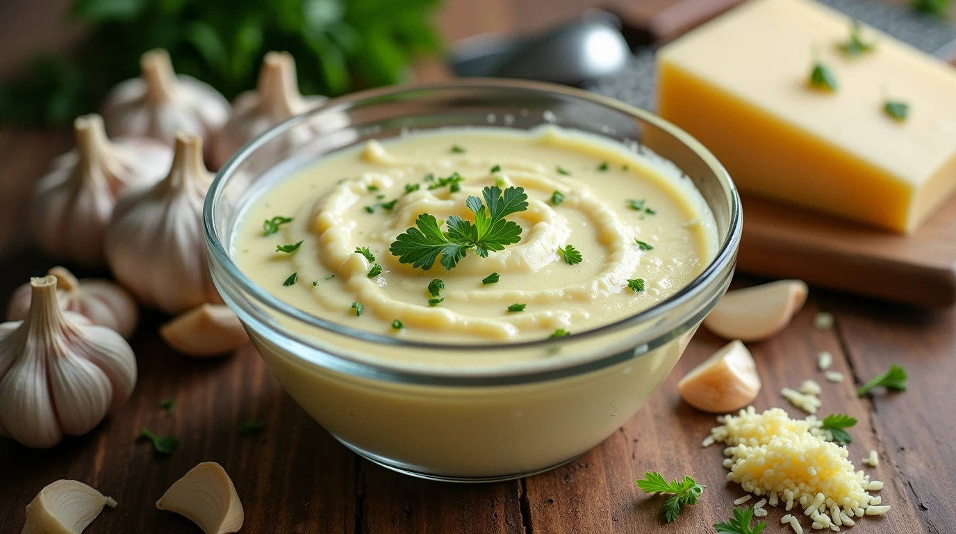 garlic parmesan sauce