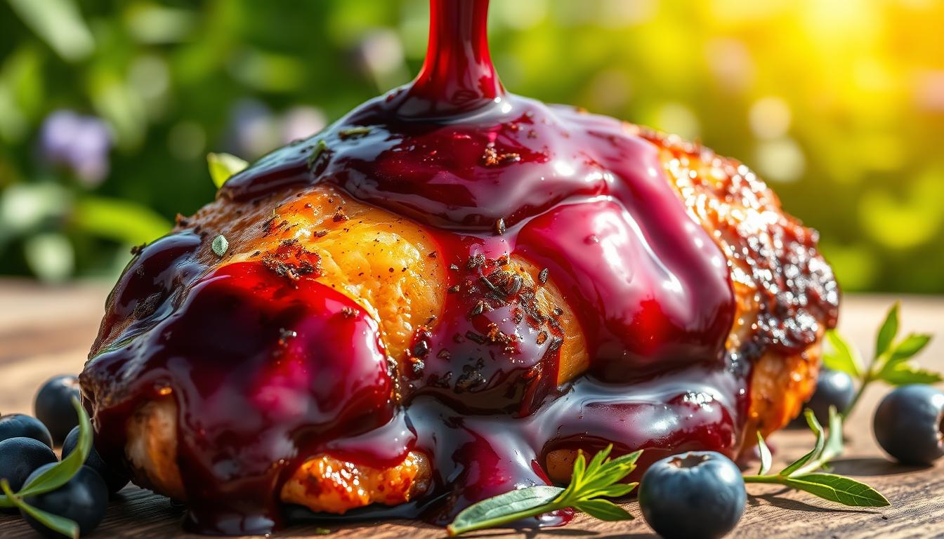 Blueberry BBQ sauce