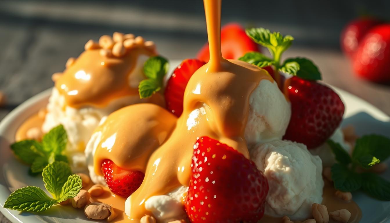 Peanut Butter Sauce for ice cream